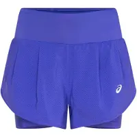Asics - Women's Road 2-in-1 3,5'' Short - Hardloopshort M, purper