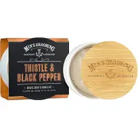 The Scottish Fine Soaps Company Men's Grooming Scheercrème Thistle & Black Pepper Shave Soap & Bowl Set 100gr | Voor Mannen