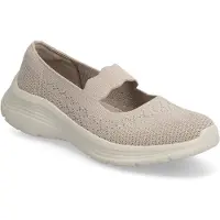 SKECHERS Dames Ballerine Bedford | Taupe | Maat: 38