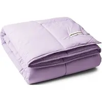 Bongusta plaid - Puffy blanket lavender - deken - paars