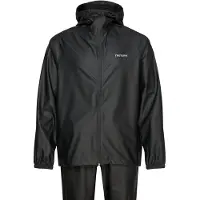 Tretorn Regenpak Unisex Packable Rainbreaker Set Black-S