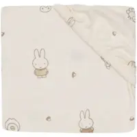 Jollein Hoeslaken Wieg - 40/50x80/90cm - Jersey - Miffy Family Farm