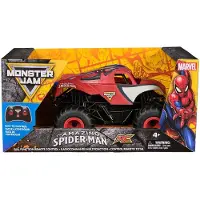 Monster Jam , Marvel The Amazing Spider-Man-monstertruck, op afstand bestuurbaar, schaal van 1:24