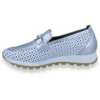 Scapa Dames Mocassin Wit/zilver | Maat: 38