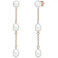 Valero Pearls Oorbellen goud / parelwit