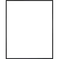 Homedecoration Kampen– Fotolijst – Fotomaat – 74x83 cm– Aluminium – Zwart mat