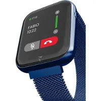 Techmade Smart Horloge TALK Metalic Blue