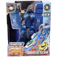 Ottosimon Robot gorilla auto lanceerder met licht en geluid en 1 auto speelgoed.