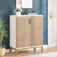 Tribesigns - Praktisch Schoenenrek - Schoenenrek met 6 Niveaus - Schoenenkast - Schoenenrek Metaal Modern - Metaal - 80 x 38 x 95cm - Wit