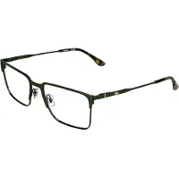 Lacoste L2321 56/18/145 Matte groene Metalen Bril MAN L2321
