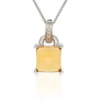 Orphelia Dames 925 Sterling Zilveren Ketting met Hanger - Zilver ZH-4629