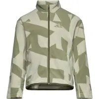 Adidas Functionele fleece jas 'Multi' lichtgroen / wit