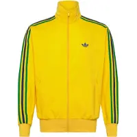Adidas Originals Sweatvest 'Firebird' geel / donkergroen