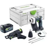 Festool DWC 18-2500 Basic accu-bouwschroevendraaier 18 V 18 Nm borstelloos + 1x accu 5,0 Ah + Systainer - zonder oplader