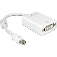 DeLOCK Premium Mini DisplayPort 1.1 naar DVI adapter (1920 x 1200) / wit - 0,15 meter
