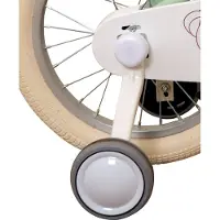 Zonix Meisjesfiets 18 Inch Pastelgroen Kinderfiets Met Zijwieltjes Voor Meisjes Van 5 Tm 7 Jaar Geschikt Voor Kledingmaat 110-123