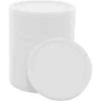 Combicraft Grootverpakking: blanco kunststof winkelwagenmunt 23 mm formaat € 1 Wit - 1000 stuks