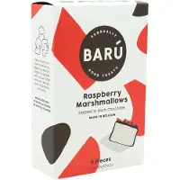 Baru Marshmallows Pure chocolade en framboos 9 stuks