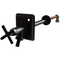 Technim Comfort Line Gevelkraan Deluxe 15 x 1/2" Vorstvrij - Zwart
