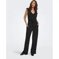 ONLY Jumpsuit 'ONLTina' zwart / wit