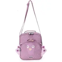 Trixie | Thermische Lunchtas – Mrs. Peacock – Gerecycleerd katoen – Houdt eten vers – Met draagriem & naamlabel – Ideaal voor kinderen