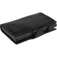 Tony Perotti Furbo Leather Cardholder black