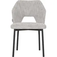 MUST Living Bloom eetkamerstoel polyester polaris lichtgrijs