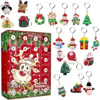 OEM Kerstboxen, kerstboxen met 24 sleutelhaken, kerstkalenders, kerstsleutelhaken, verrassingsboxen met kerstdecoraties, adventskalenders