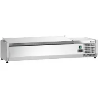 Bartscher Opzetkoelvitrine ED3-1201 - 3x 1/3 GN + 1x 1/2 GN - 1300x395x290mm