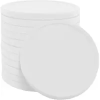 Combicraft blanco recycle munt gemaakt van biologisch afbreekbaar aardappelzetmeel - wit - Ø 29mm - verpakking 3000 stuks