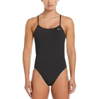 Nike Hydrastrong Solids Cut Out Swimsuit Zwart US 28 Vrouw
