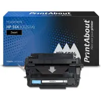 PrintAbout Huismerk HP 55X (CE255X) Toner Zwart Hoge capaciteit