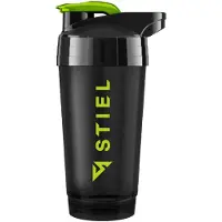 Stiel ShakerX - 700ml - BPA vrij - Zwart met limoengroen