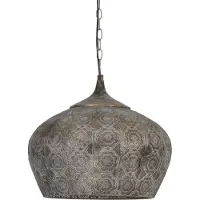 Light & Living Hanglamp Emine Ø 43,5cm bruin
