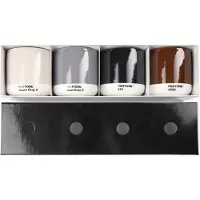 Pantone Latte Beker Design Pantone Warm Grey Cool Grey Brown Black 220 ml (4-delig)