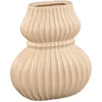 Ptmd - Vaas Halta - Beige - 25x15x28cm