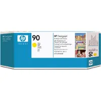 HP 90 (C5057A) printkop en printkopreiniger geel (origineel)