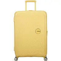 American Tourister trolley Soundbox 77 cm. Expandable geel Unisex