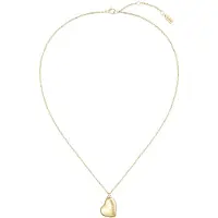BOSS Goudkleurige ketting met hartvormige hanger