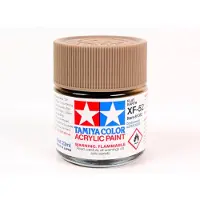 Tamiya Hobbyverf Acrylverf - XF-52 Earth - Matt - Acryl - 23ml Verf potje - 23 ml