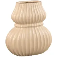 Ptmd - Vaas Halta - Beige - 30x19x35cm