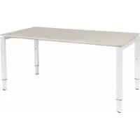 Schaffenburg Verstelbaar Bureau - Domino 160x90 robson - wit frame