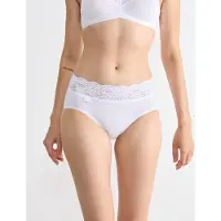 Sloggi Romance Dames Midi slip met kant - Wit - Maat 38