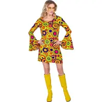 Hobby Hall Love The 70s Longplay Circles Jurk Vrouw