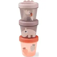 Done by Deer Ozzo lunchbox 3-pack Powder