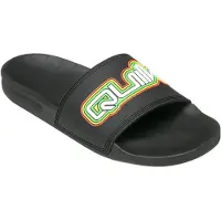 Quiksilver Muiltjes 'Rivi' grasgroen / oranje / zwart / wit