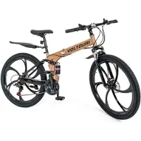 Thunder Voltouri Opvouwbare Mountainbike 26" - Shimano 21 Versnellingen, Dubbele Vering, Schijfremmen