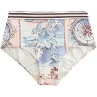 Next Bikinibroek beige / lichtbeige / lichtblauw / bruin