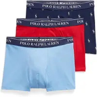 Ralph Lauren Boxershorts 'CLSSIC' navy / lichtblauw / rood