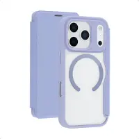 IMoshion Transparante Bookcase met MagSafe voor de Apple iPhone 17 Pro - Lila
